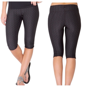 PRANA ‘Misty’ Jacquard Knicker Capri Tights